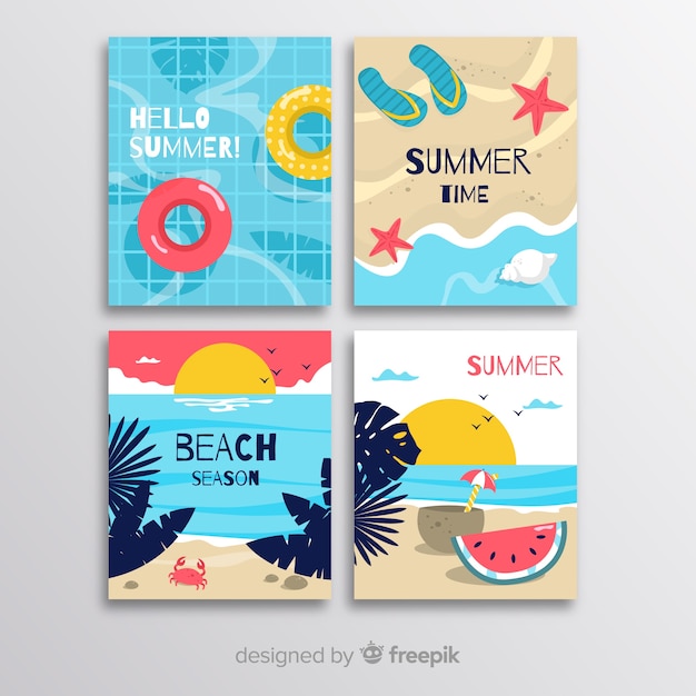 Summer card collection