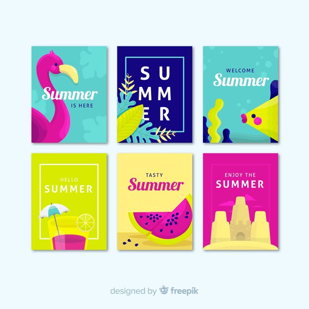 Summer card collection