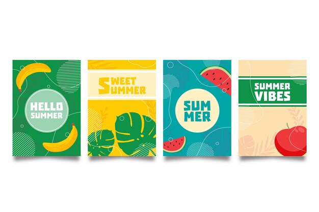 Summer card pack