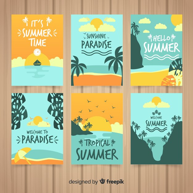 Summer cards collection