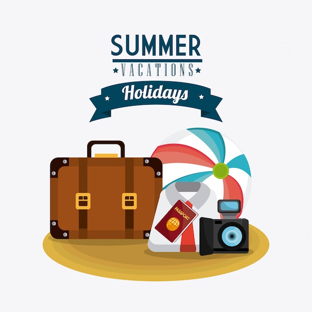 Free vector summer design.