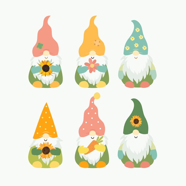 Summer gnomes set