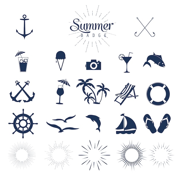 Summer icons