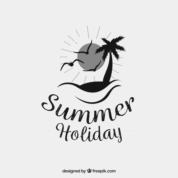 Summer lettering concept