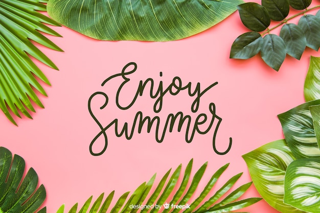 Summer lettering