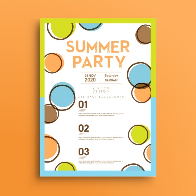 Summer party poster