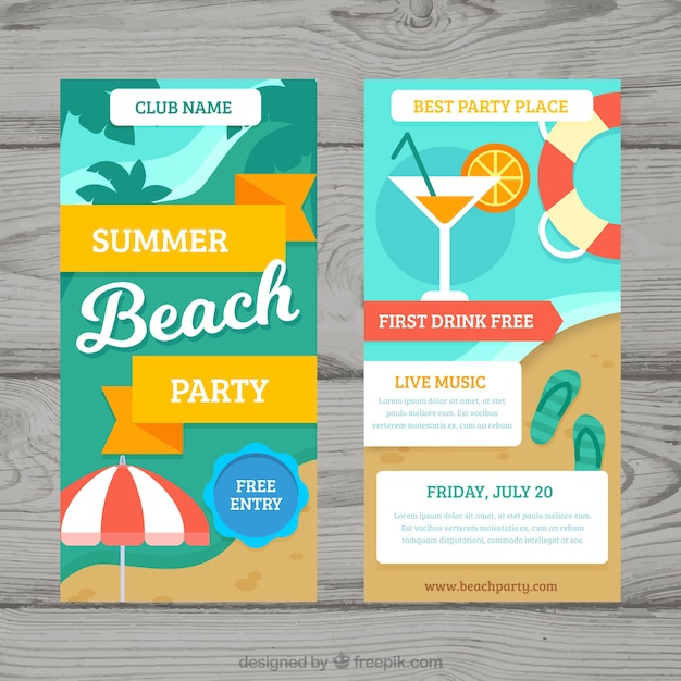 Summer party poster 