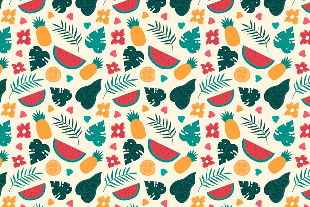 Summer pattern - background for zoom