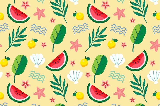 Summer pattern - background for zoom