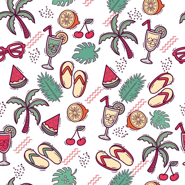 Summer pattern collection concept