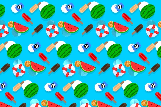 Summer pattern collection concept