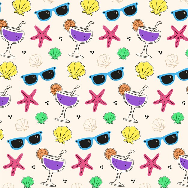 Summer pattern collection concept