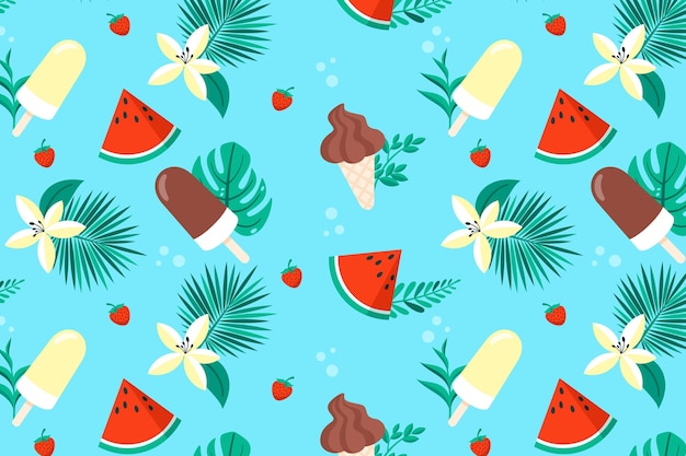 Summer pattern collection concept