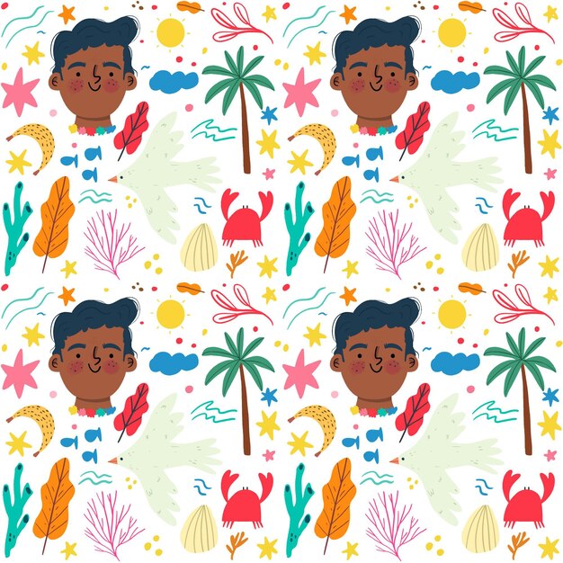 Summer pattern concept