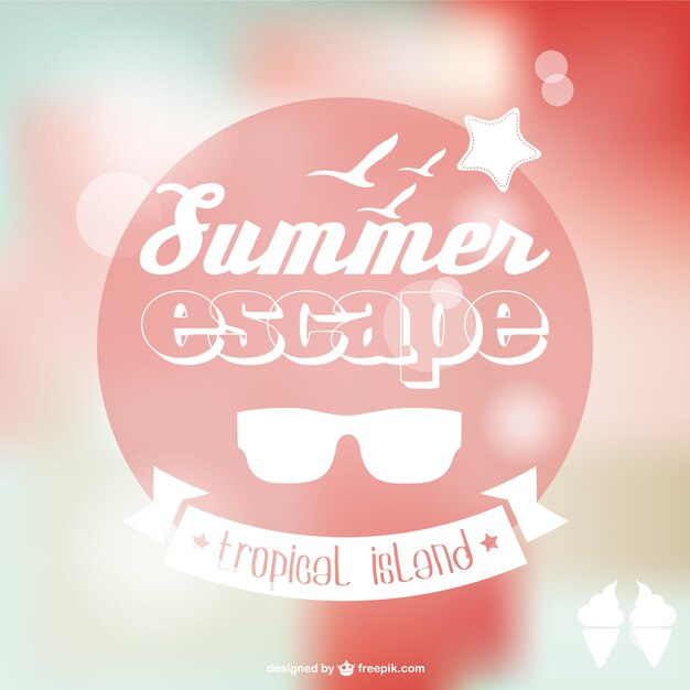 Summer poster background 