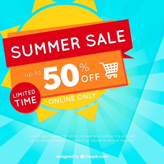 Summer sale background