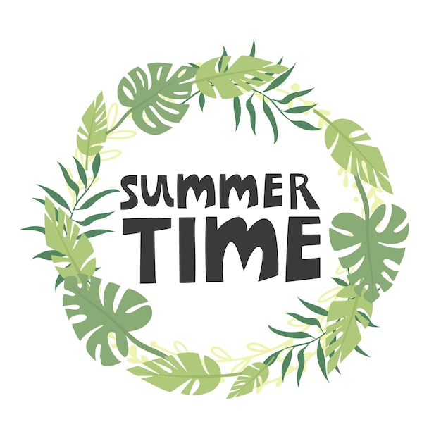 summer time lettering