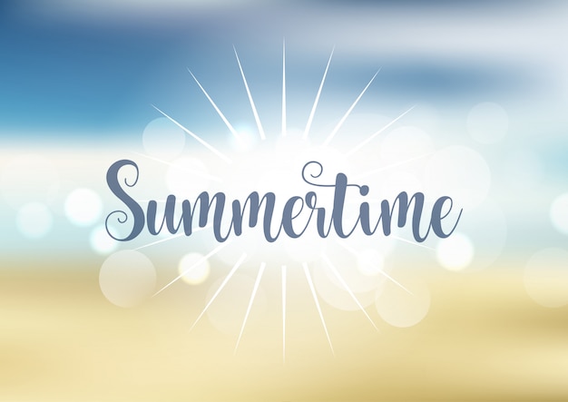 Free Vector summertime background