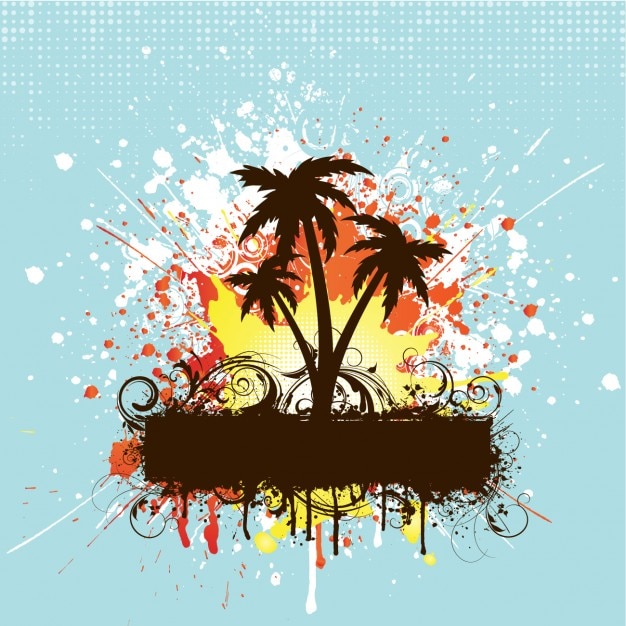 Free Vector summertime party background