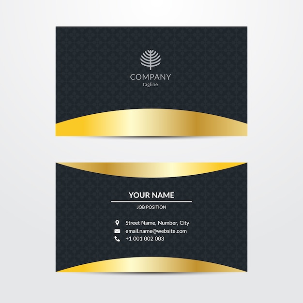 Sumptuous business card template