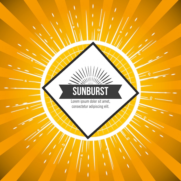 sunburst pattern 