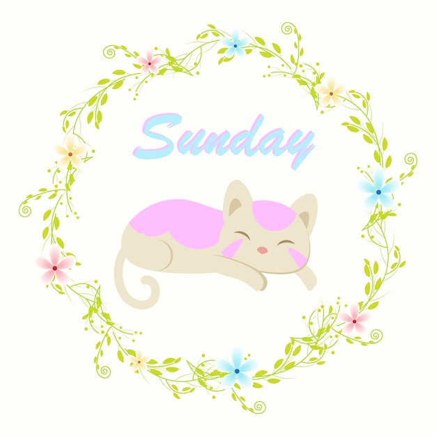 Free Vector sunday background design