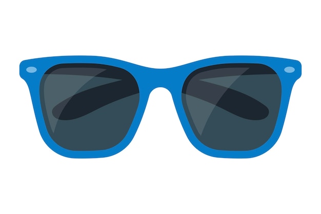 Free Vector sunglasses flat style shine