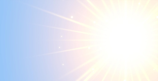 Free vector sunlight glowing light rays effect background