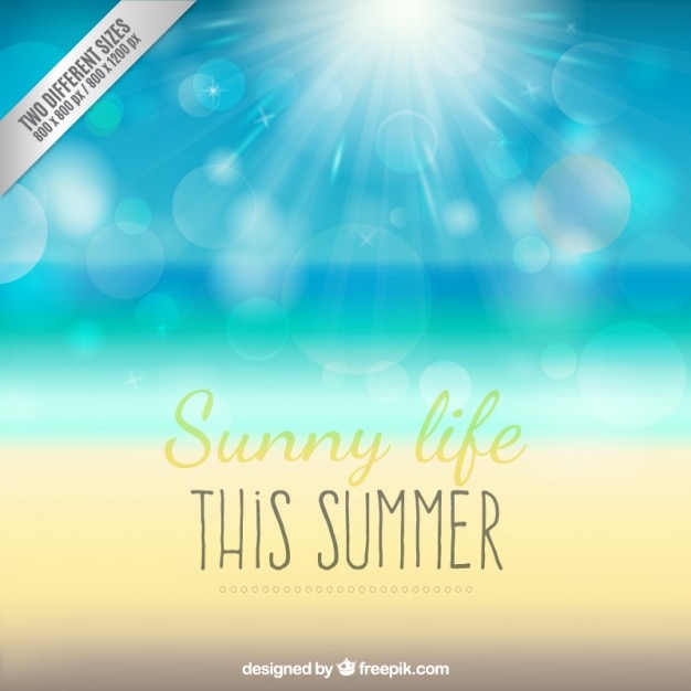 Free Vector sunny life background