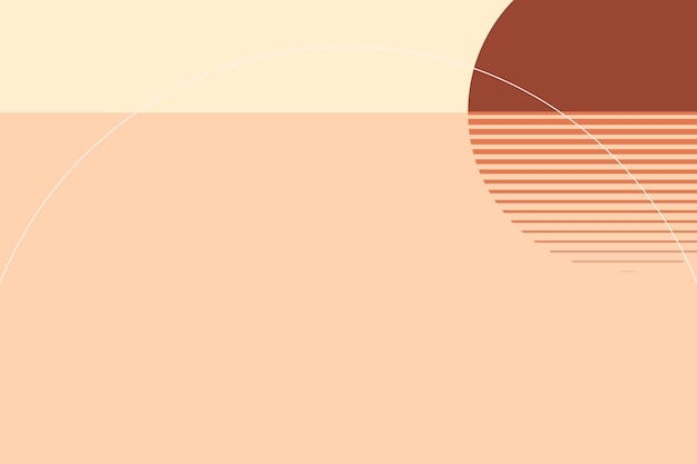 Sunset aesthetic background vector Swiss graphic style