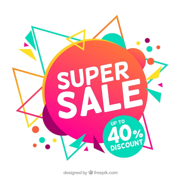 Super sale background