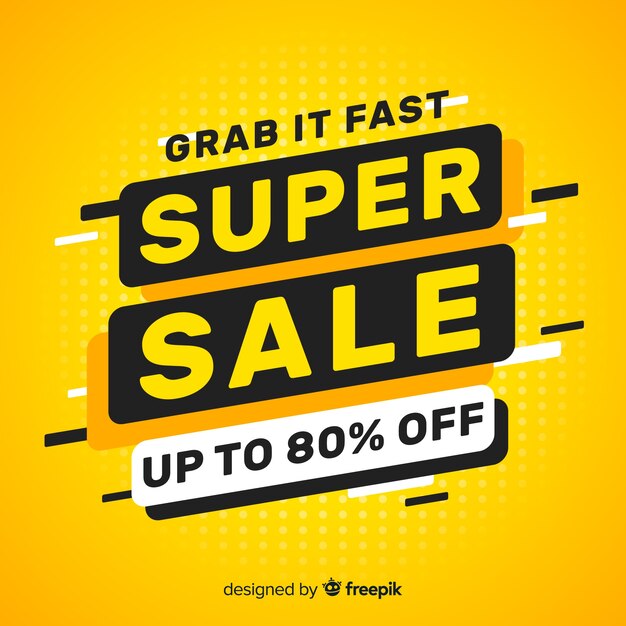 Super sale banner