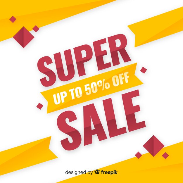 Super sale banner