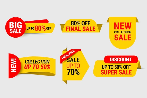 Super sale labels collection