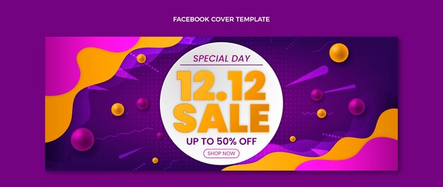 Super sale with discount facebook cover