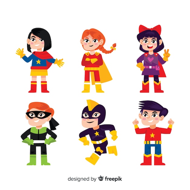 Superhero kids collection