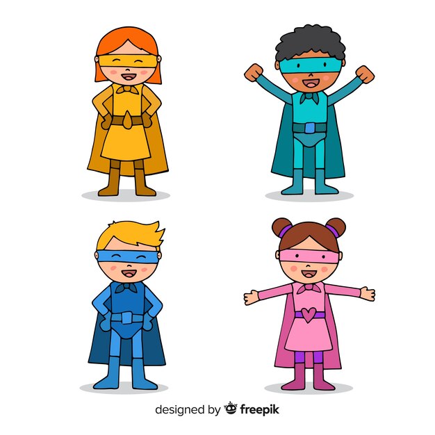 Superhero kids collection