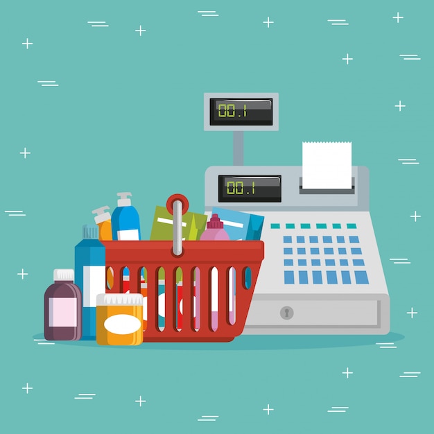 supermarket groceries set icons