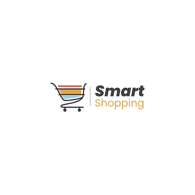 Free Vector supermarket logo concept