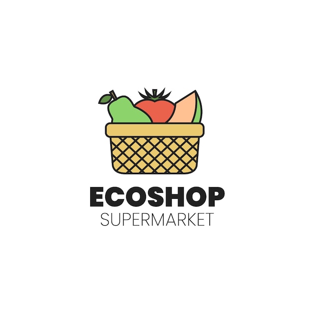 Supermarket logo design