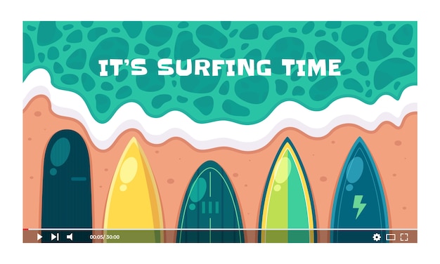 Surf  template design