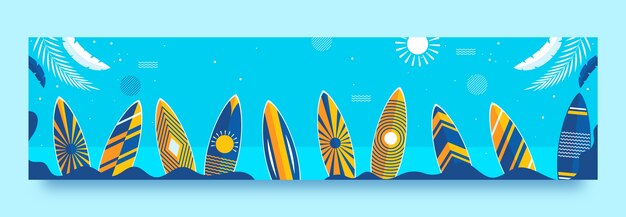 Surfing adventure  twitch banner