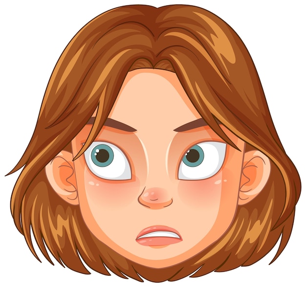 Surprised Expression Vector Illustration