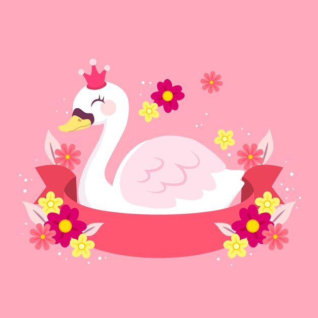 Swan princess concept