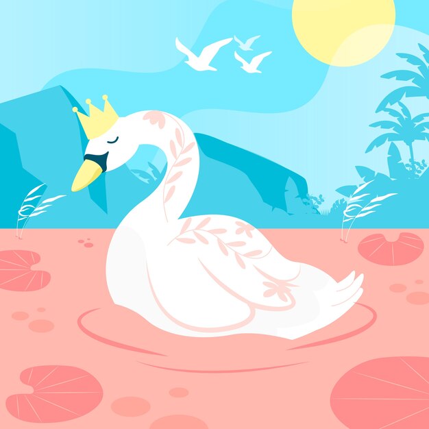 Swan princess concept