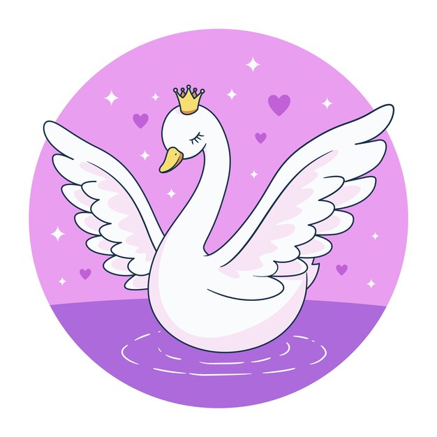 Swan princess concept