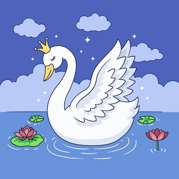 Swan princess concept