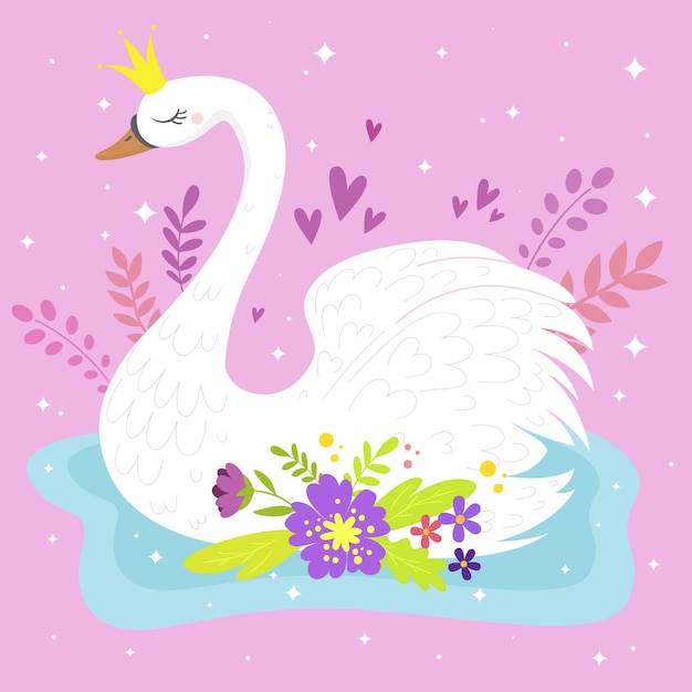 Swan princess concept