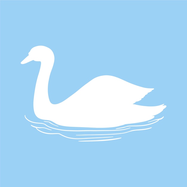 Swan silhouette theme