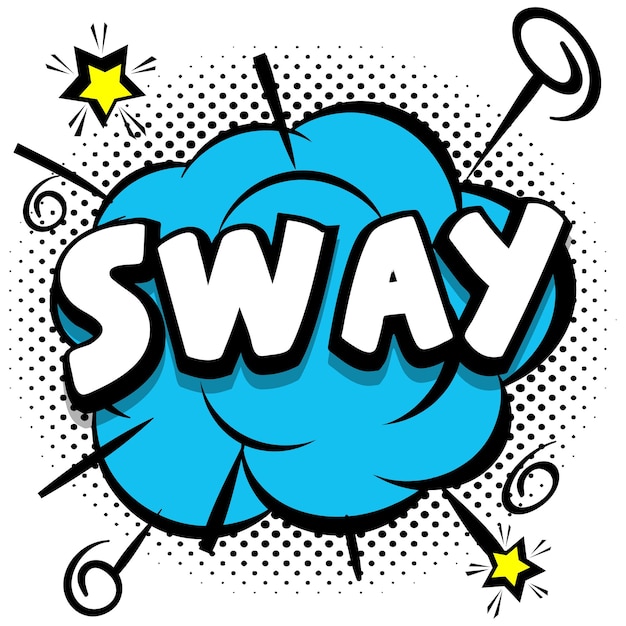 Free Vector sway comic bright template with speech bubbles on colorful frames